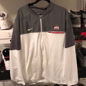 Nike Ohio State Dri-Fit ZIP-up